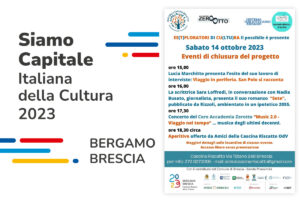 Sabato 14 ottobre, eventi di chiusura del progetto!